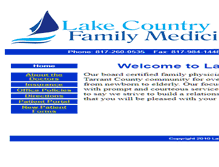 Tablet Screenshot of lakecountryfp.com